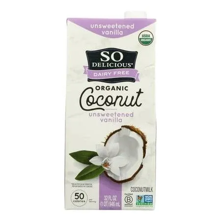 So Delicious Unsweetened Vanilla Coconut Milk