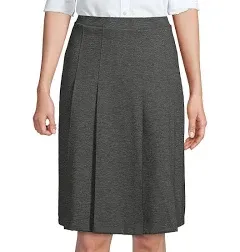 Lands' End Women's Ponte Pleat Skirt