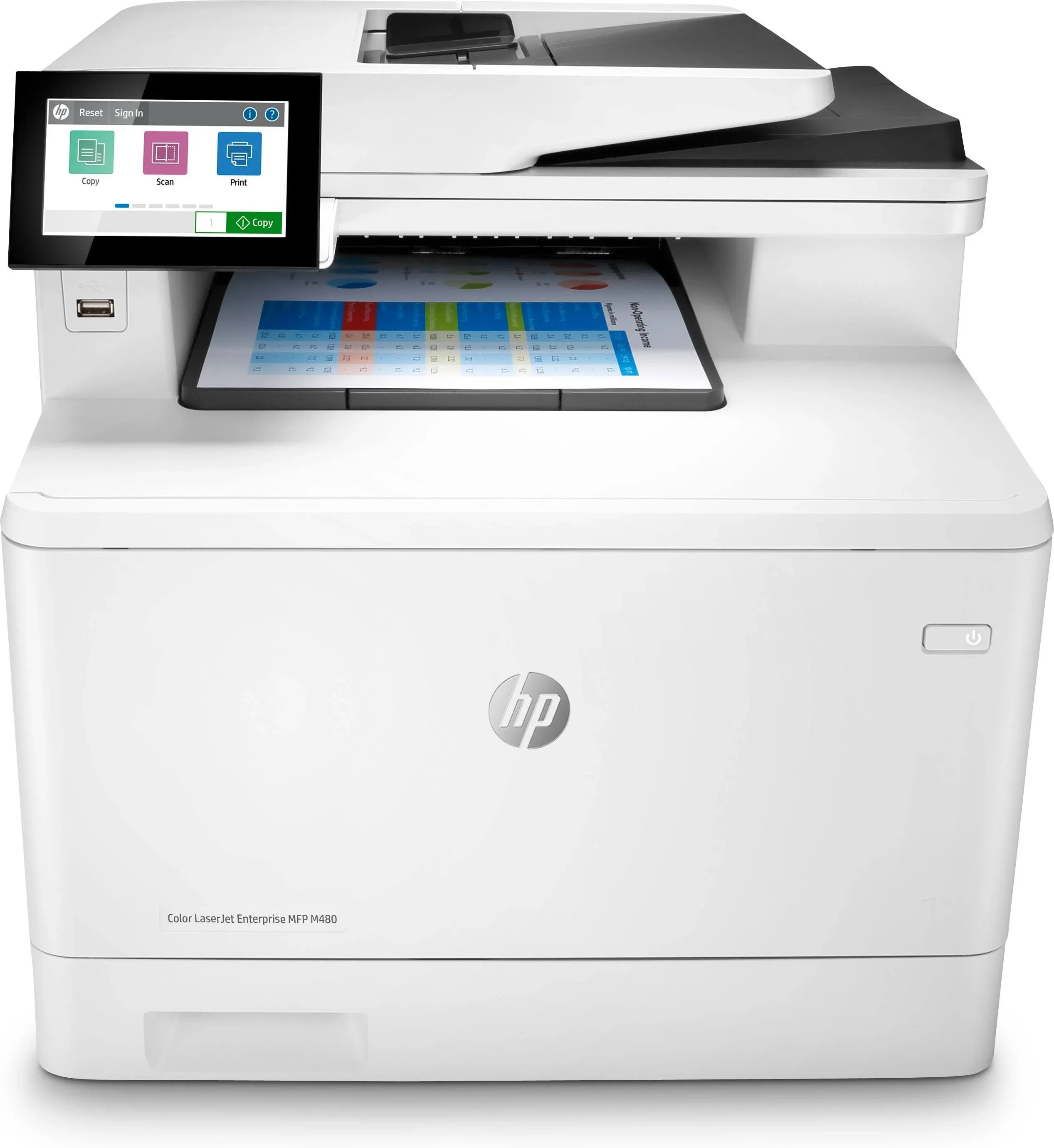 HP Color LaserJet Enterprise MFP M480f Printer Print/Scan/Copy/Fax