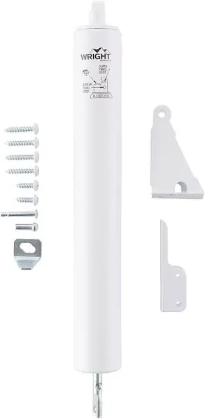 Wright Products Heavy Duty Pneumatic Screen &amp; Storm Door Closer White V150WH