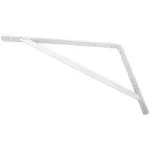 John Sterling 0049-20wth Heavy Duty Shelf Bracket, White, 500 lb