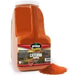 Prima Spice Hot Cayenne Pepper Powder Bulk 5 LBS- Red Ground Pepper 60,000 SHU Heat Unit- Kosher & Gluten Free All Natrual Red Pepper- Freshly Packed In USA, For Commercial & Home Use