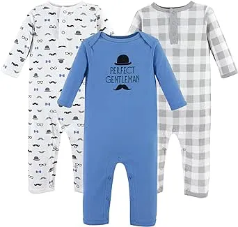 Hudson Baby Cotton Coveralls Perfect Gentleman / 3-6 Months