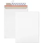 ValBox 9x11.5 Self Seal Photo Document Mailers 25 Pack Stay Flat White Cardboard Envelopes 9.25 x 11.75 Inches