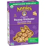 Annie's Bunny Grahams, Organic, Chocolate Chip - 7.5 oz