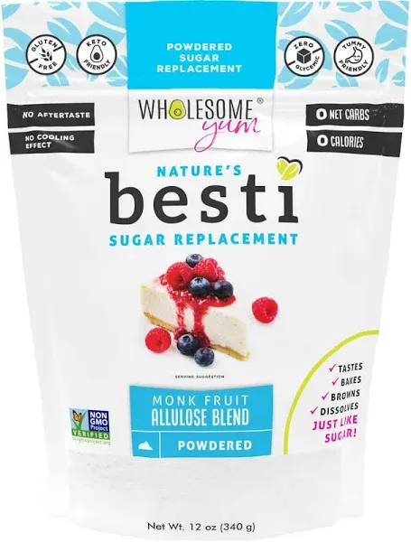 Wholesome Yum Besti Powdered Monk Fruit Sweetener