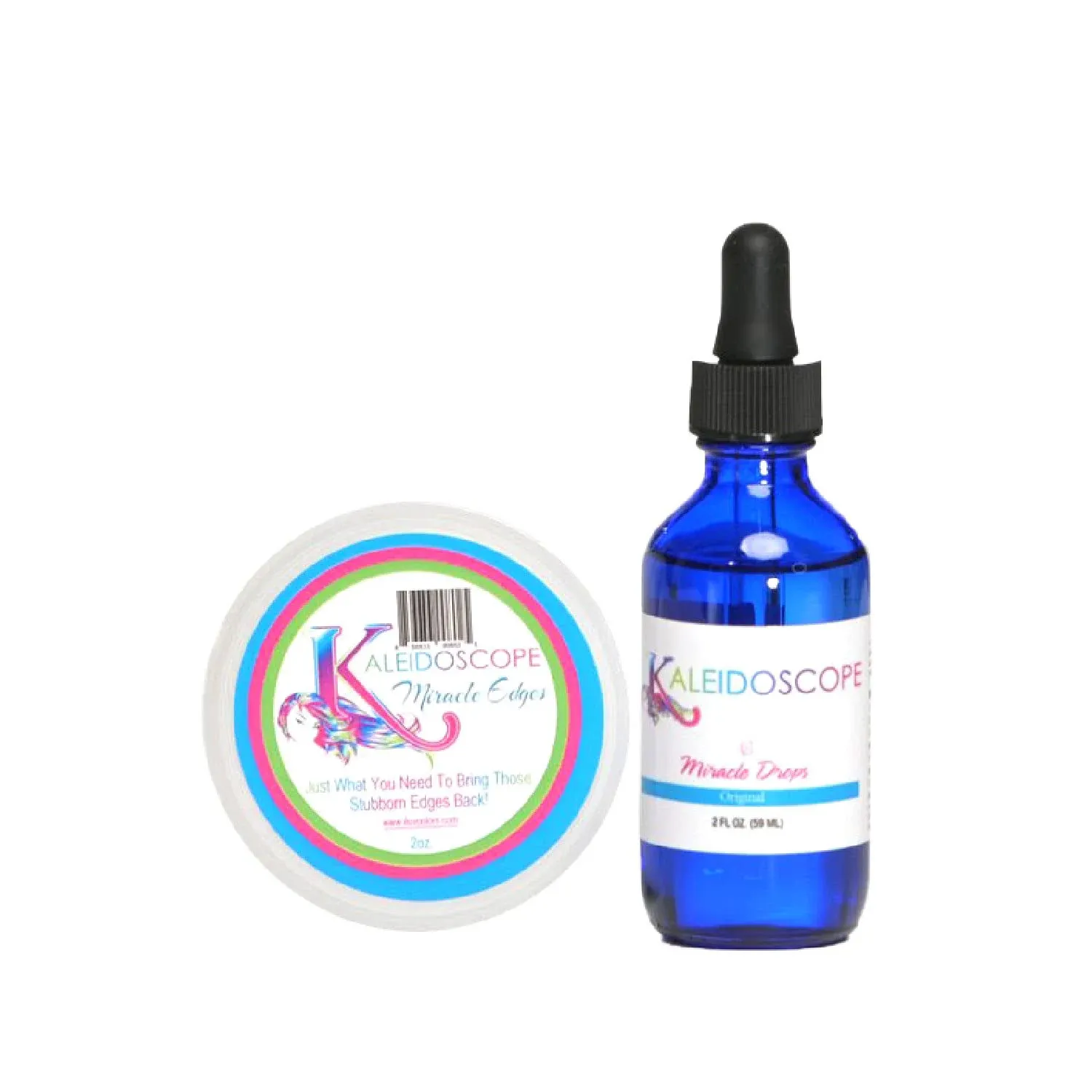 KALEIDOSCOPE MIRACLE DROP + COCONUT OIL DUO SET 2OZ EACH