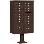 Salsbury Industries 3316brz Cluster Box Unit,16 Doors,Bronze