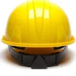 Pyramex HP14130 SL Series Cap Style Hard Hat - 4-Point Ratchet Suspension - Yellow