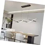 Matven Modern Ceiling Pendant Light, Dimmable LED Pendant Light, Dimmable 3 Color Mode Chandelier for Living Room, Dining Room, Kitchen, Bedroom,Bar