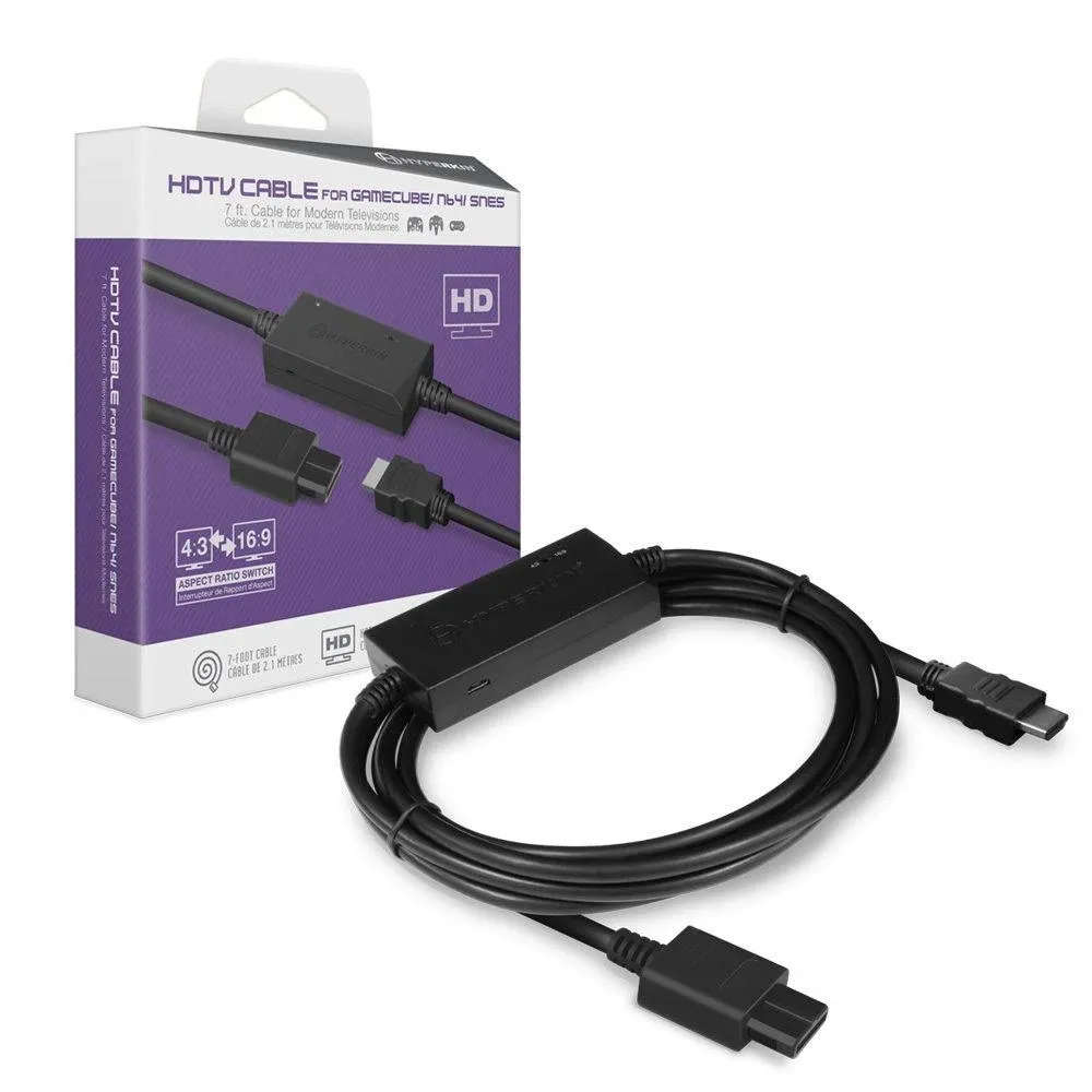 Hyperkin 3-in-1 HDTV Cable For GameCube/ N64/ SNES