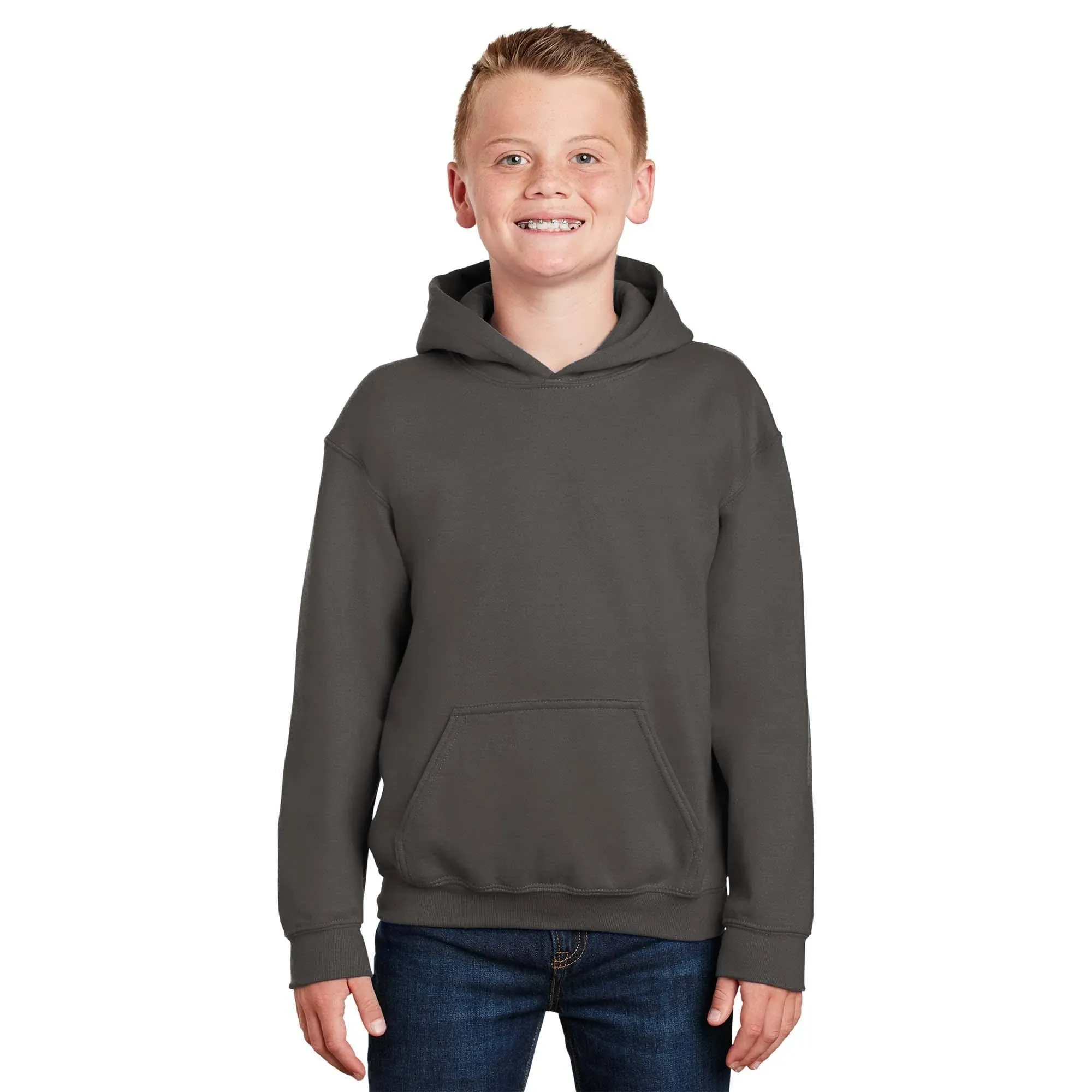 Gildan Heavy Blend Youth Hooded Sweatshirt Boy's