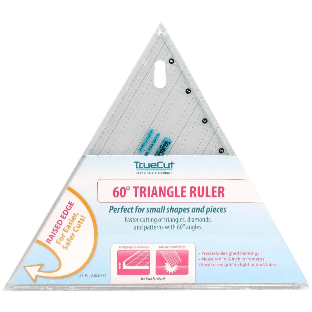 True Cut 60 degree Triangle Ruler TCC-01-21042