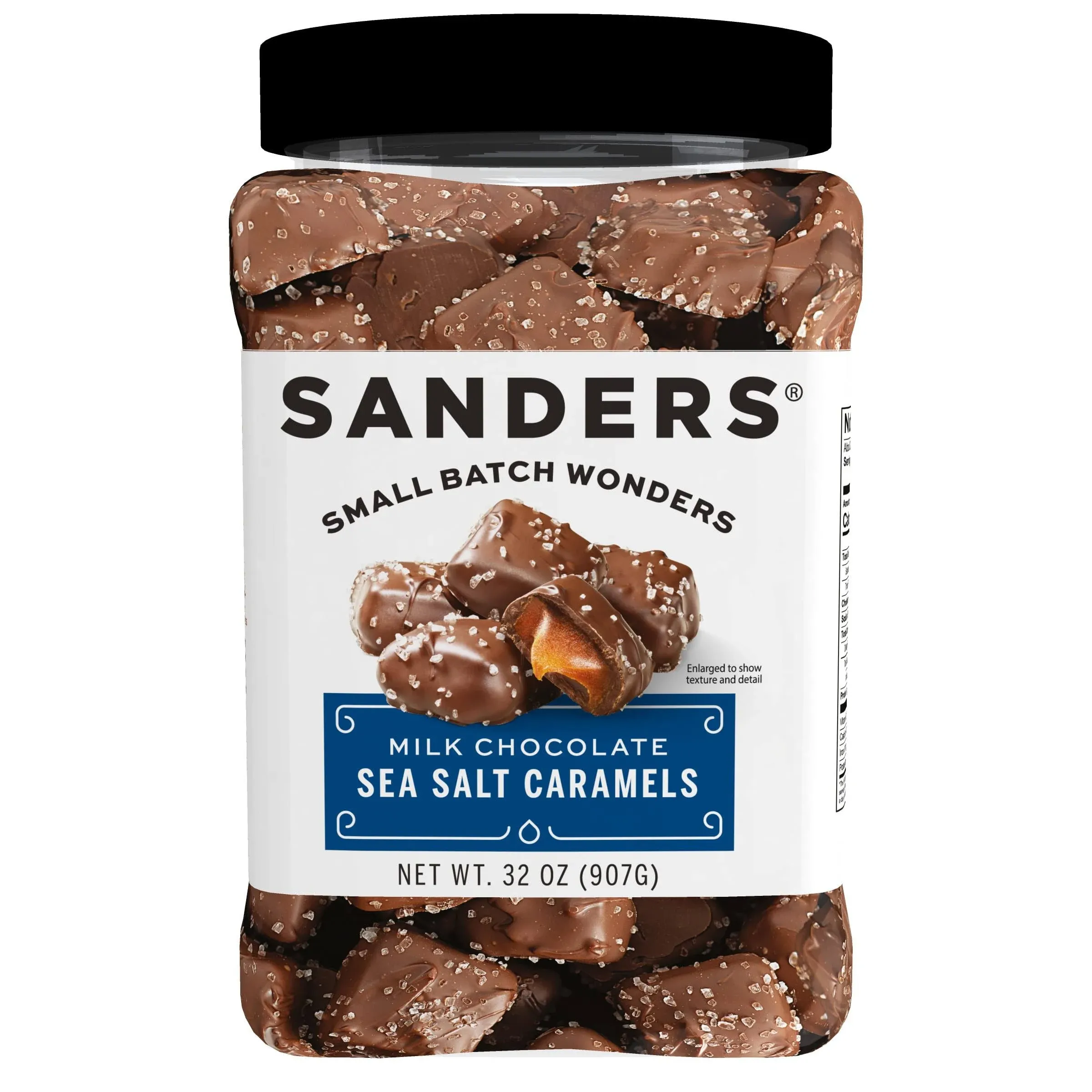 Original Small Batch Milk Chocolate Sea Salt Caramels Tub - 32 oz