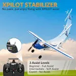 RCSHOBBY Sport Cub 500 S2 RC Airplane RTF 4 CH Remote Control Airplane with Gyro Stabilization System& One Key Aerobatic, Ready to Fly for Beginners