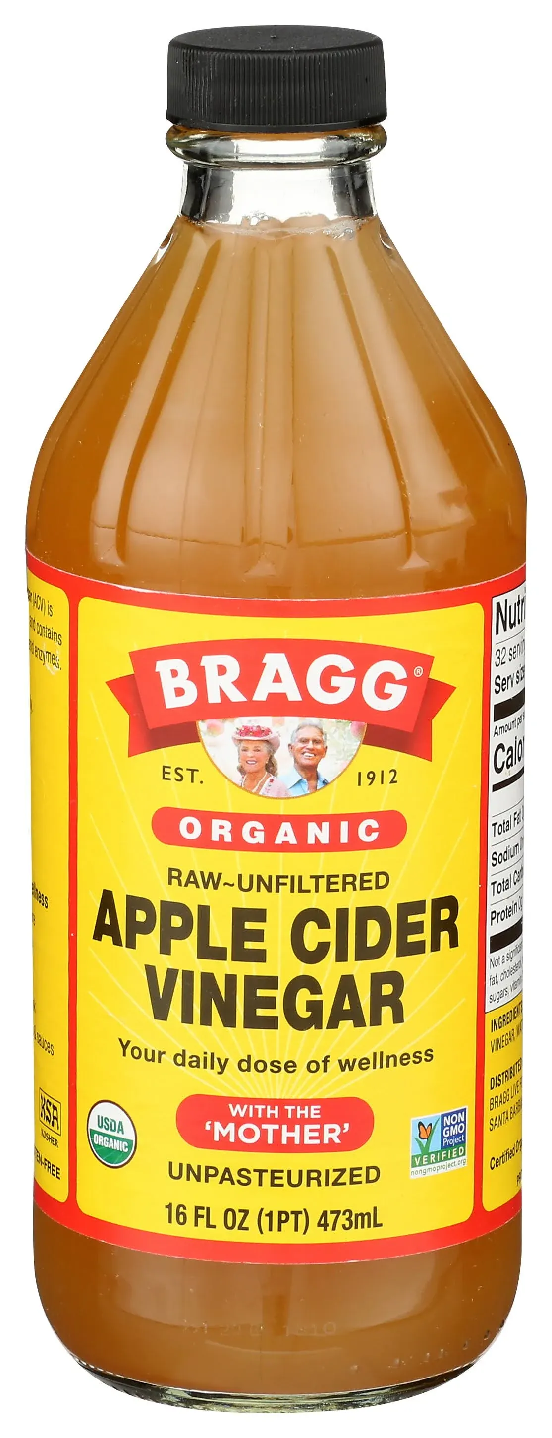 Bragg Apple Cider Vinegar, Organic - 16 fl oz