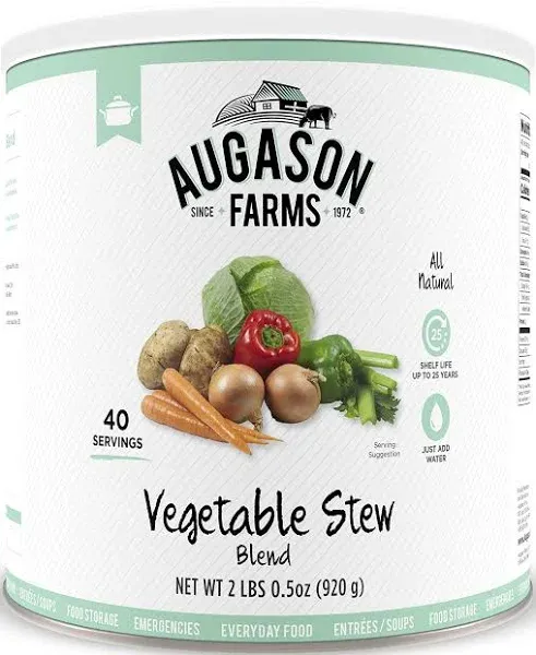 Augason Farms Vegetable Stew Blend 2 lbs 0.5 Oz