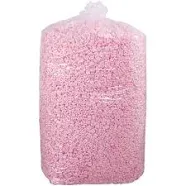 7 Cubic Feet Pink Anti-Static Loose Fill Packing Peanuts