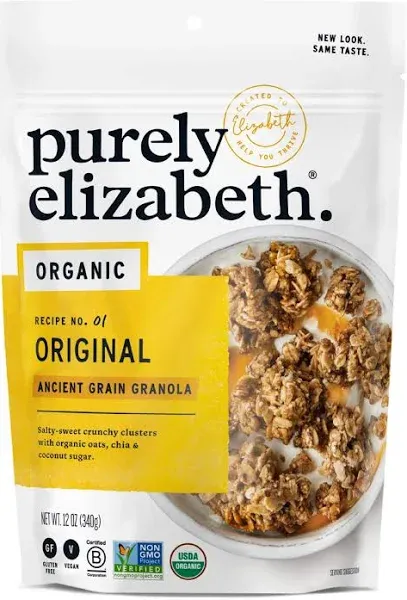 PURELY ELIZABETH Organic Original Ancient Grain Granola, 18 OZ