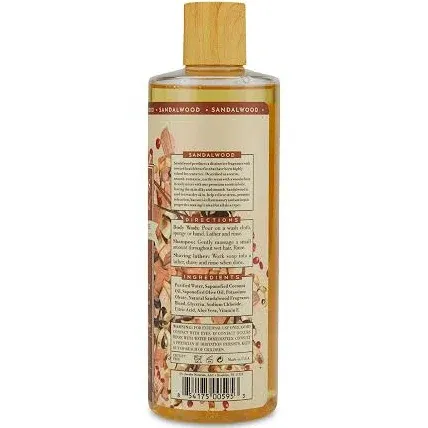 Dr. Jacobs Naturals, Plant-Based Rich Castile Body Wash, Soothing Sandalwood, 16 oz (473 ml)