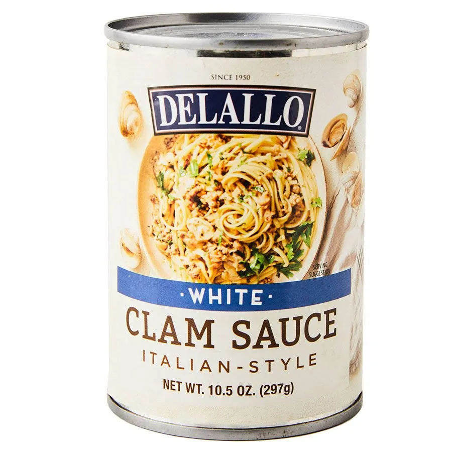 DELALLO: Clam Sauce White, 10.5 oz