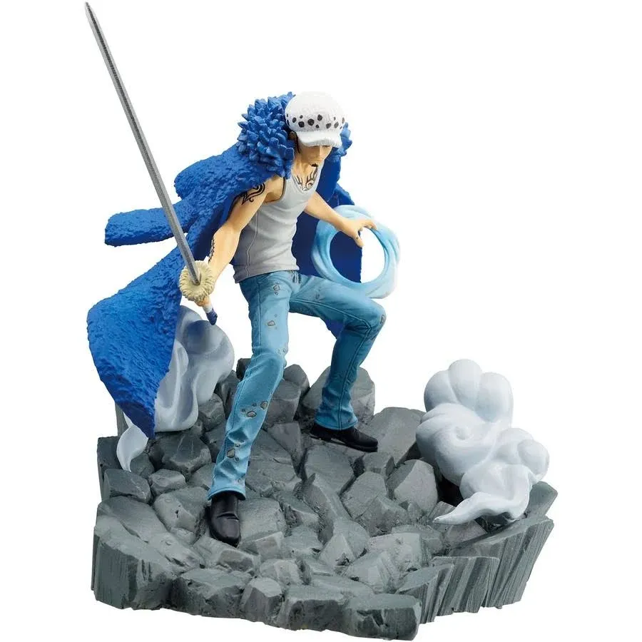 One Piece Trafalgar Law Figure Banpresto Senkozekkei Statue