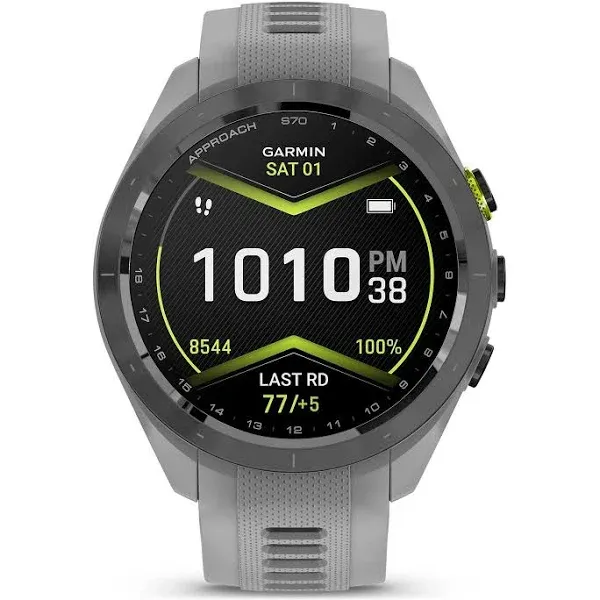 Garmin Approach S70 Golf GPS Watch, 42mm, Gray