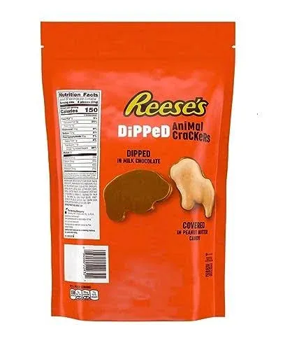 R'S Dippde Aimal crakers 1.5lbs Pouch - 24oz Mlk Choc nd Peanut Butter