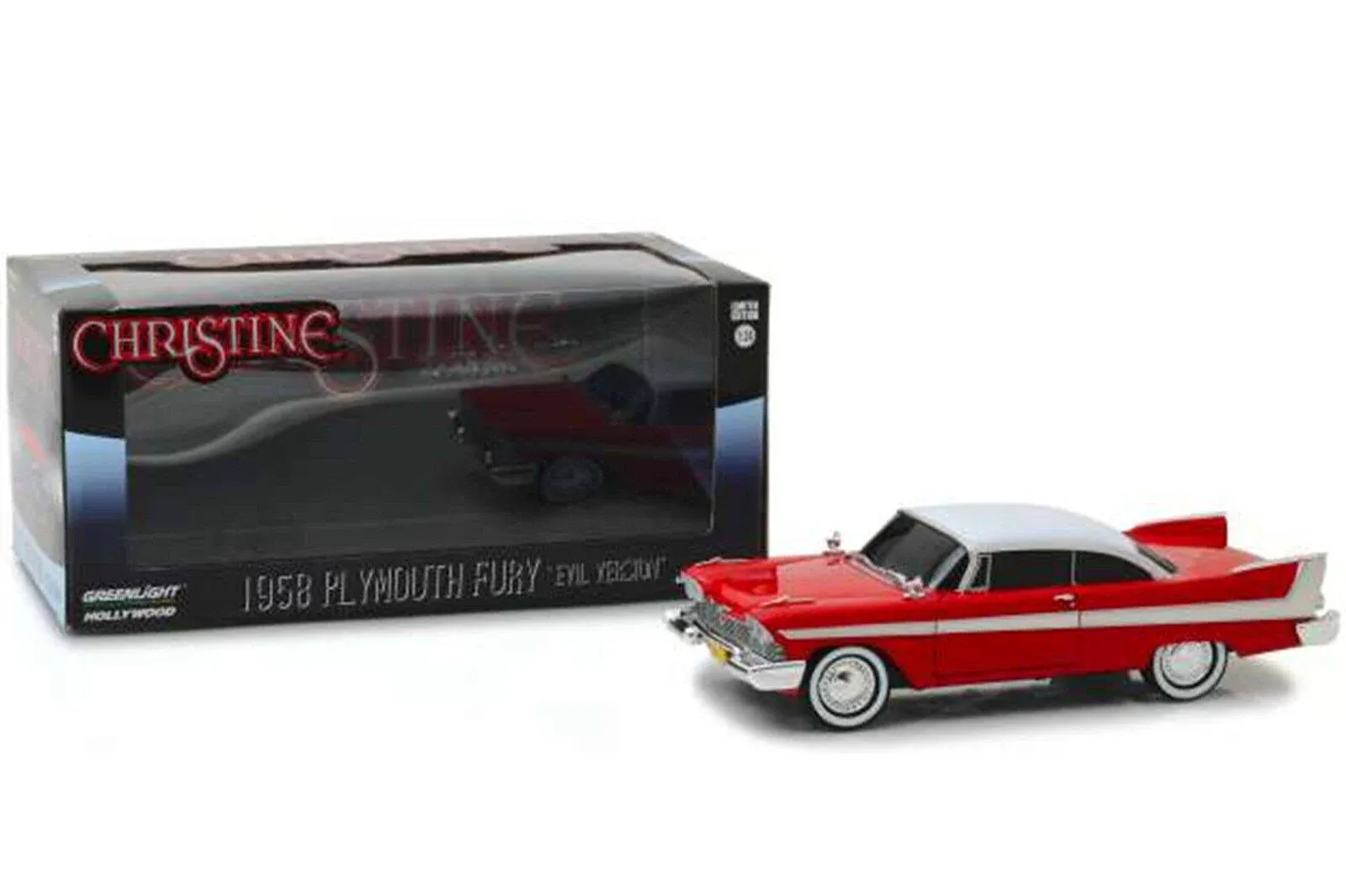 1958 Plymouth Fury (Evil Version) 1:24 Scale Diecast Model - Greenlight 84082-TS