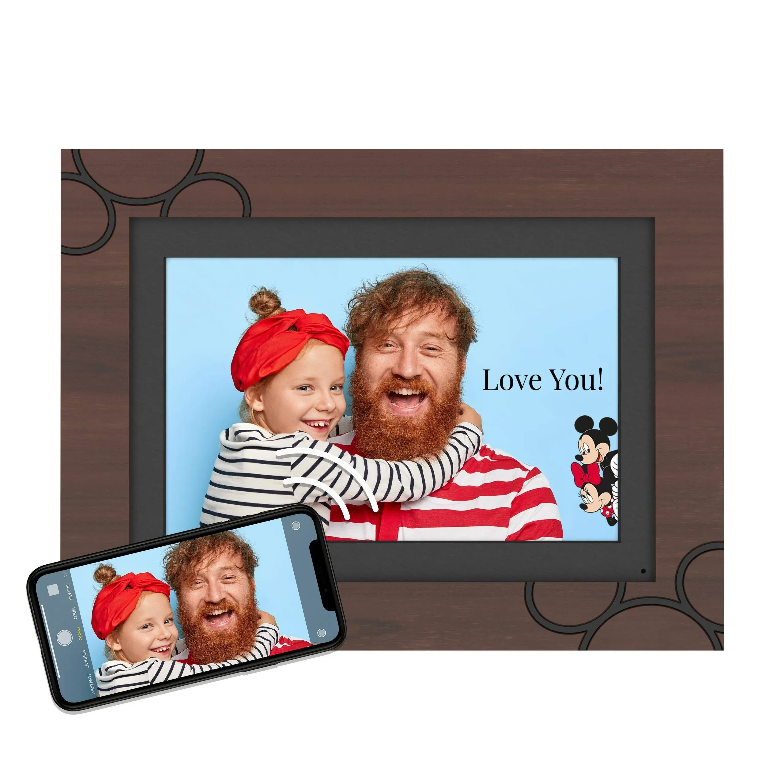 Disney PhotoShare Classic Mickey Mouse Smart Digital Picture Frame