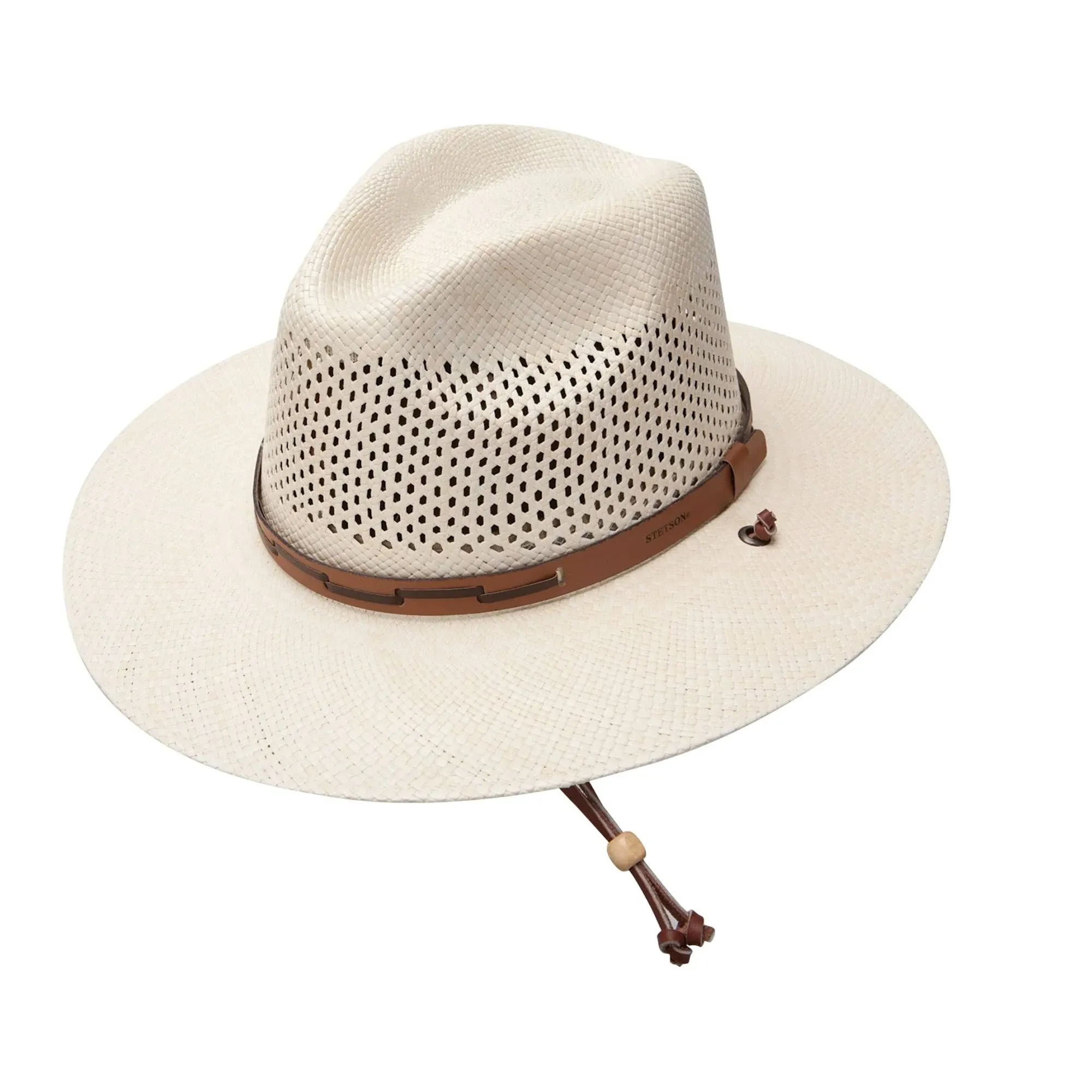 B "Stetson Airway" Vented Panama Straw Hat, Style# TSARWY-3830