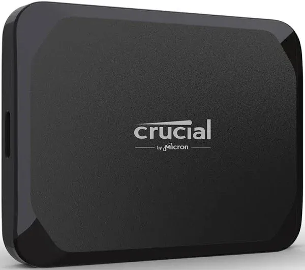 Crucial X9 4TB Portable SSD USB 3.2 Gen 2 Solid State Drive - Black