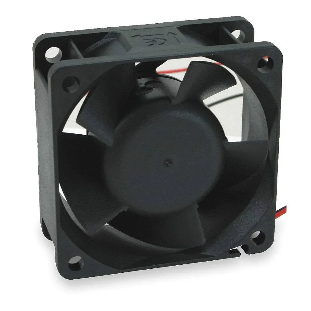 Dayton 2Rtf9 Axial Fan, Square, 12V Dc, - Phase, 31.5 Cfm, 2 3/8 In W.