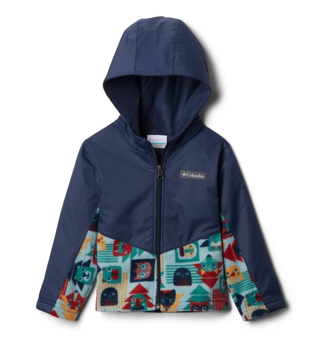 Columbia Toddlers' Steens MT Overlay Hoodie Jacket - 4T - Black