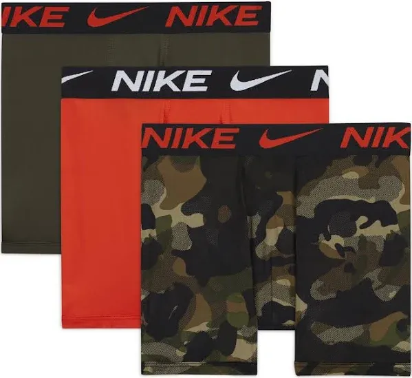 Boys Nike 3 Pack Essential Boxer Briefs