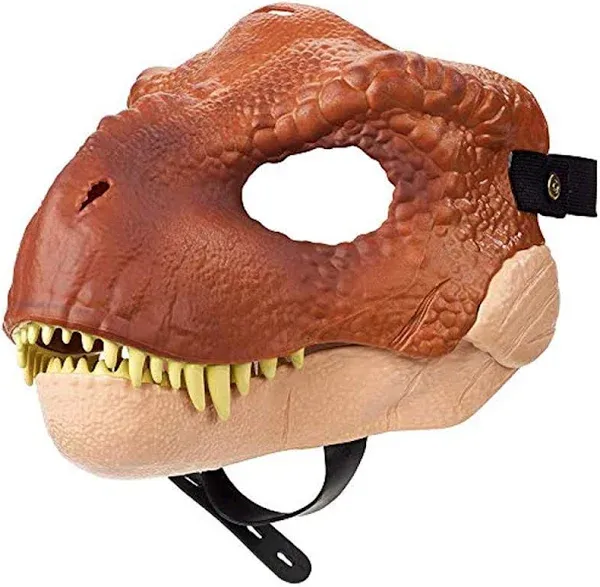 Jurassic World Tyrannosaurus Rex Mask with Opening Jaw - FLY93 Crack On Nose NWT