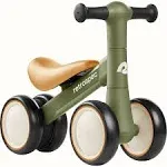 Retrospec Cricket Baby Walker Balance Bike with 4 Wheels for Ages 12-24 Months - Toddler Bicycle Toy for 1 Year Old