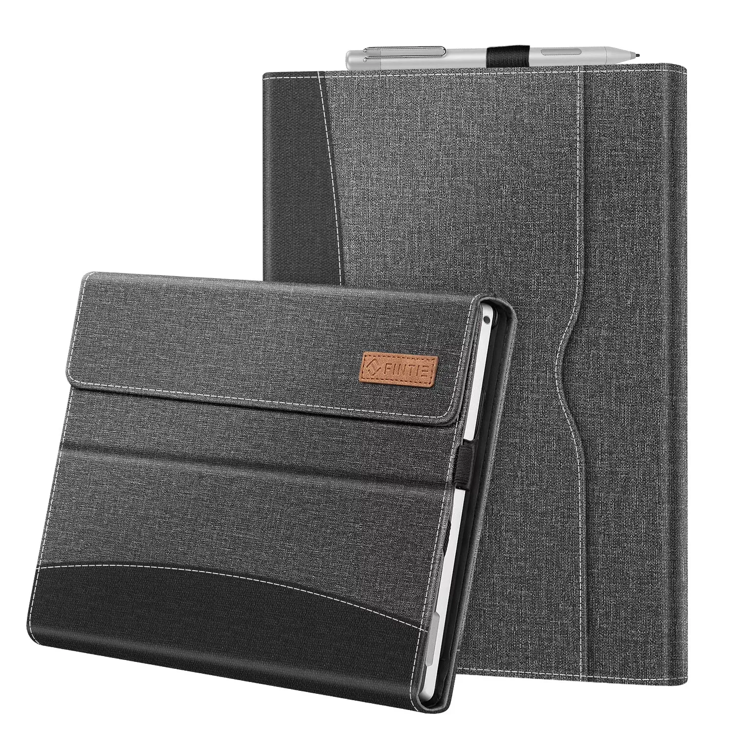 For Microsoft Surface Pro 7 / Pro 6 / Pro 5 / 4 / 3 Case Portfolio Stand Cover