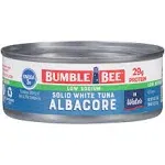 Bumble Bee Tuna in Water, Solid White, Albacore, Low Sodium - 5 oz