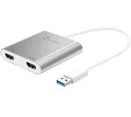 J5 Create JUA365 USB 3.0 to Dual HDMI Multi-Monitor Adapter (E10033436)