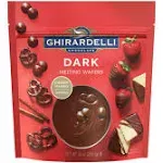 Ghirardelli Dark Chocolate Flavored Melting Wafers (Case of 6 Bags)