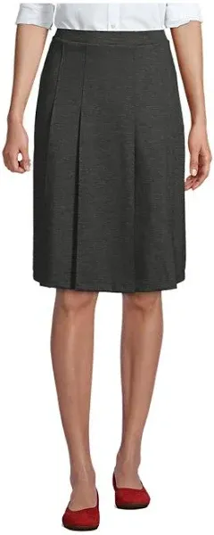 Lands' End Women's Ponte Pleat Skirt