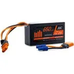 Spektrum 650mAh 2S 7.4V 30C Mini LiPo IC2 SPMX6502SH2 Car Batteries &amp;