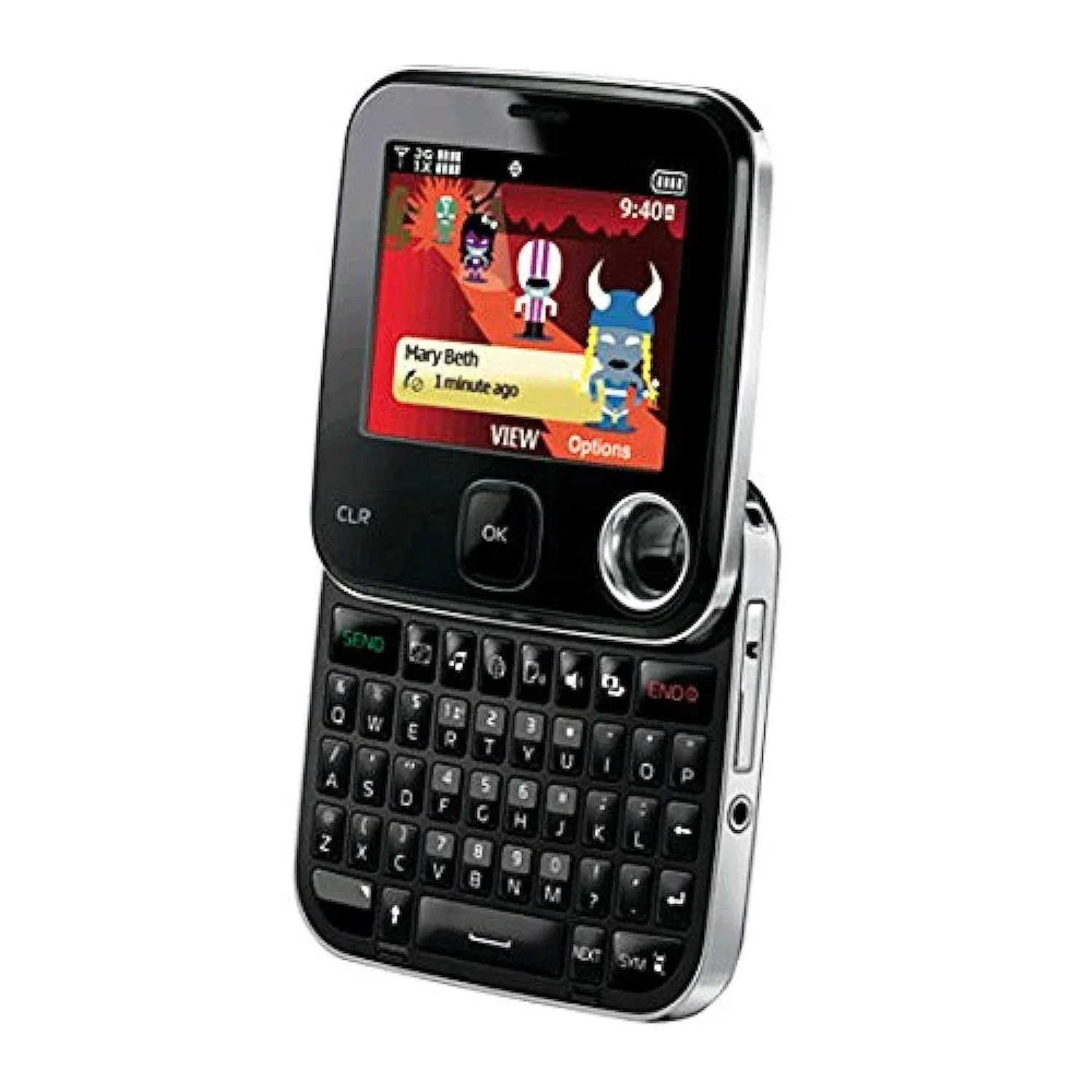 Nokia Twist 7705 Replica Dummy Phone / Toy Phone (Black) (Bulk Packaging)