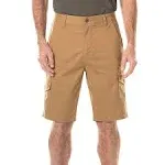 Iron Clothing Flex Comfort Waistband Stretch Twill Multi Pocket Cargo Short (Desert Camel, 36)