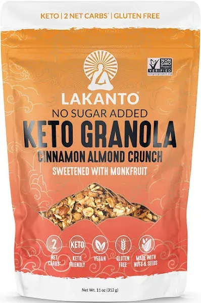 Lakanto Cinnamon Almond Crunch Granola