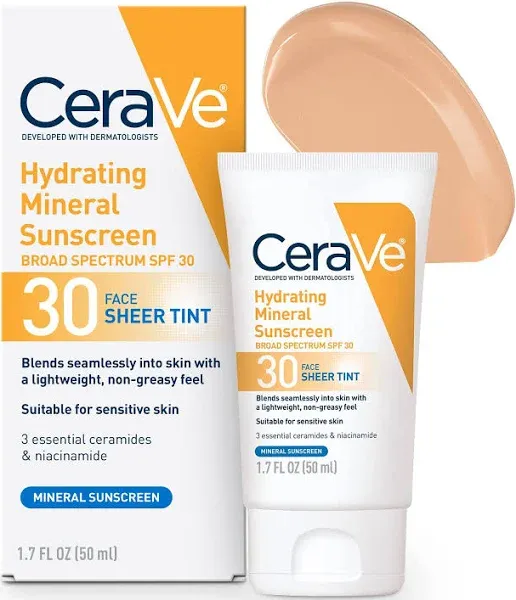 CeraVe Hydrating Face Sunscreen SPF 30