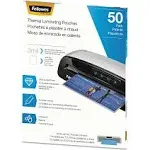 Fellowes 5744301 Thermal Laminating Pouches, Letter, 3 mil, 50/Pack