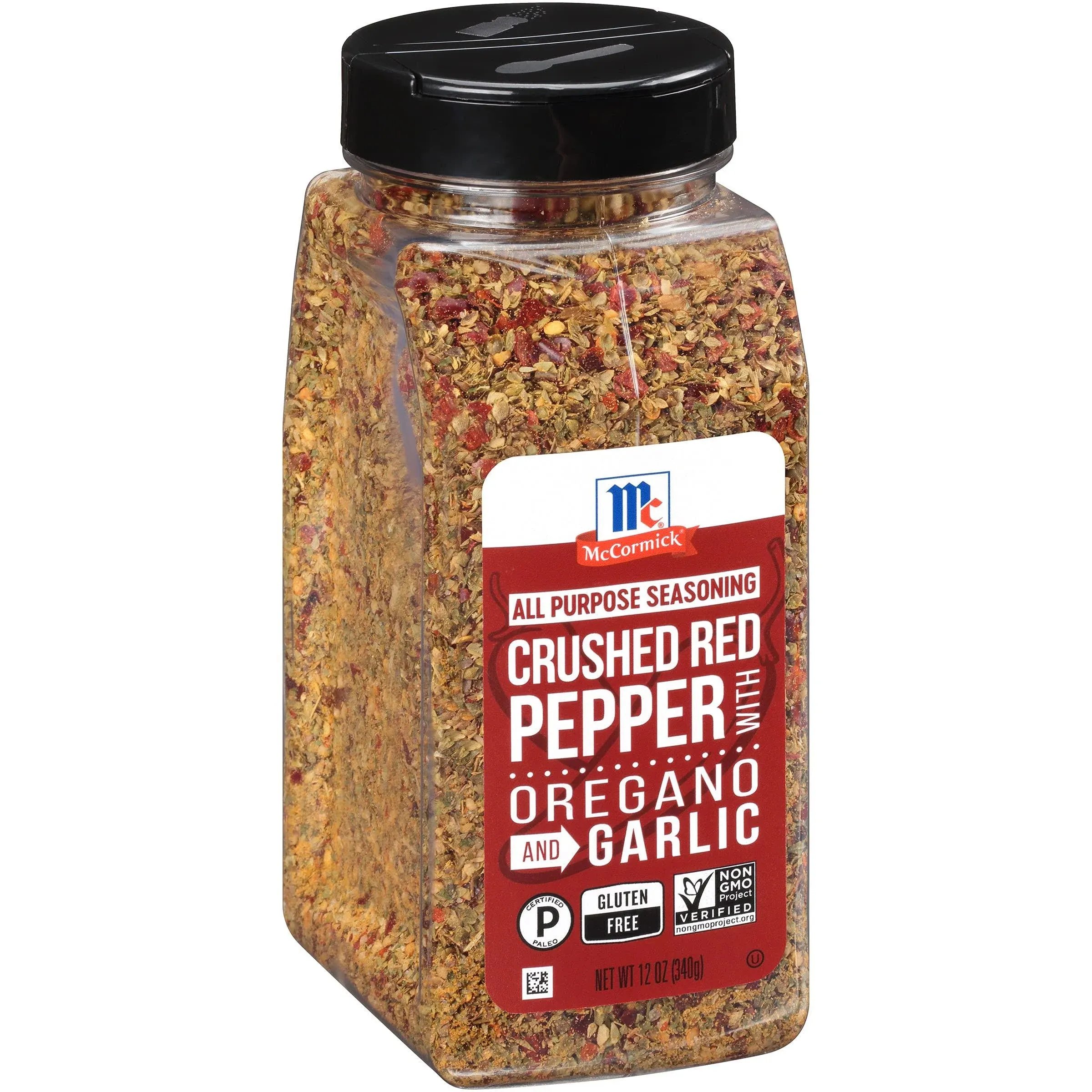 McCormick Crushed Red Pepper with Oregano and Garlic All Purpose Seasoning,12 oz