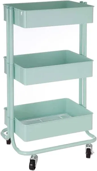 Simply Tidy Lexington 3-Tier Rolling Cart